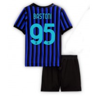 Inter Milan Alessandro Bastoni #95 Hemmadräkt Barn 2025-26 Kortärmad (+ Korta byxor)